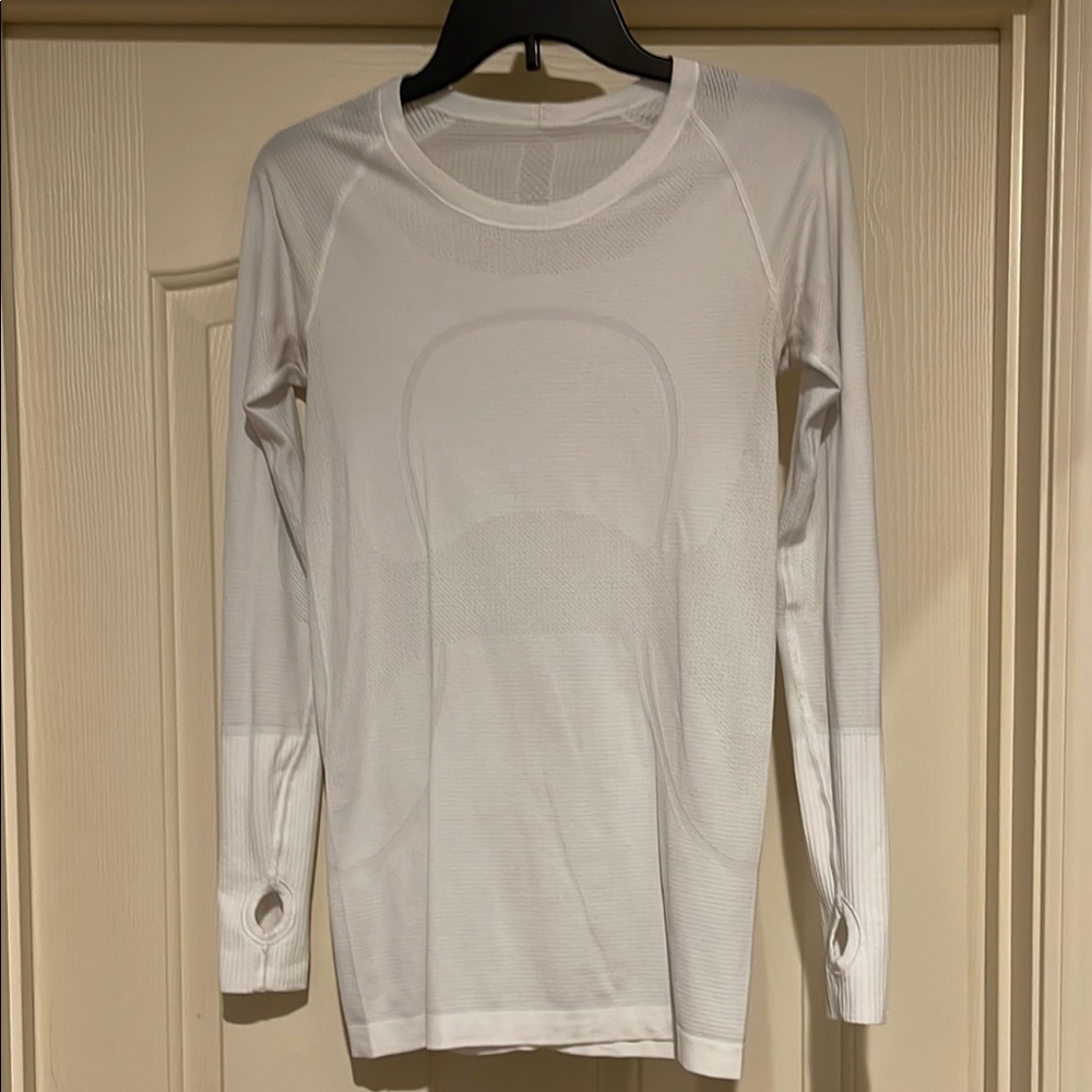 lululemon athletica White Long Sleeve Top